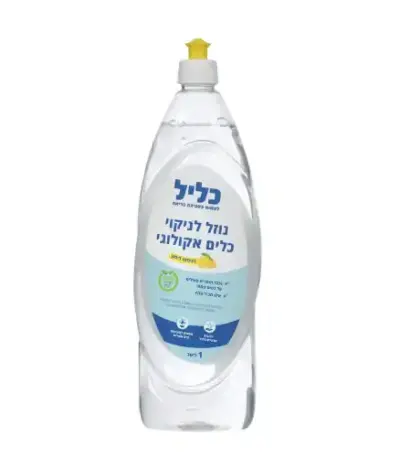 נוזל כלים אקולוגי בניחוח לימון - 1 ליטר