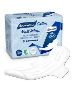 תחבושת ספיגה מוגברת ללילה ולאחר לידה | Vuokkoset