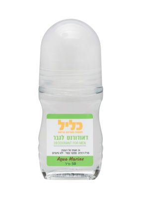 דיאודורנט טבעי לגבר - ללא אלומיניום - Aqua Marine