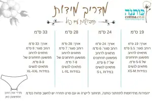 ⁦תחבושת לווסת מכותנה אורגנית עם שכבה אטומה לנוזלים - מארז שלישייה | כותנה⁩ – תמונה ⁦4⁩