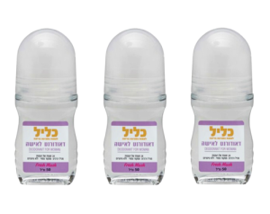 מבצע שלישיית דאודורנט טבעי לאישה בניחוח מאסק | כליל