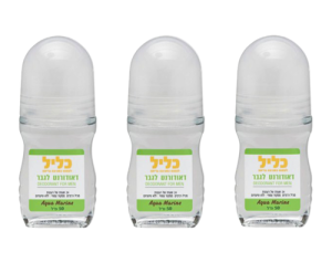 שלישיית דאודורנט טבעי לגבר (ירוק) ללא אלומיניום- Aqua Marine