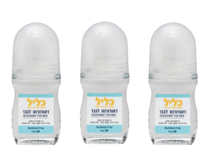 מבצע שלישיית דאודורנט טבעי לגבר - ללא אלומיניום | כליל
