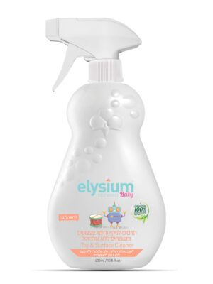 תרסיס טבעי לניקוי וחיטוי צעצועים ומשטחים | אליסיום