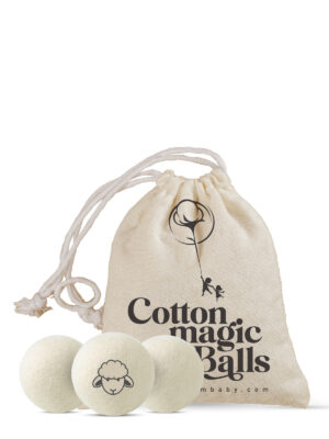 כדורי צמר לכביסה + שק בד | אליסיום