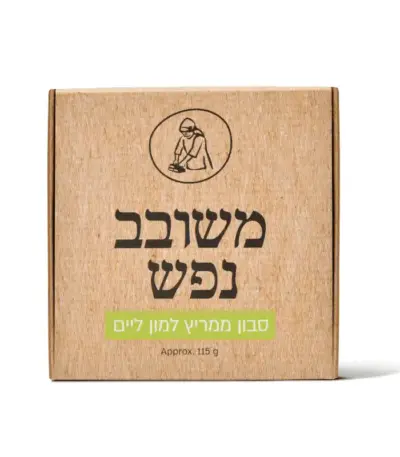 סבון מוצק טבעי בניחוח למון ליים | סבון מיכל
