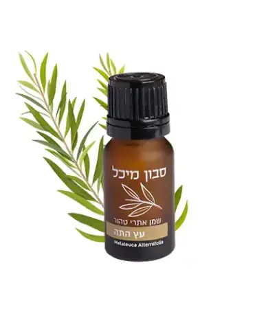 שמן אתרי עץ התה טהור 10 מ״ל | סבון מיכל