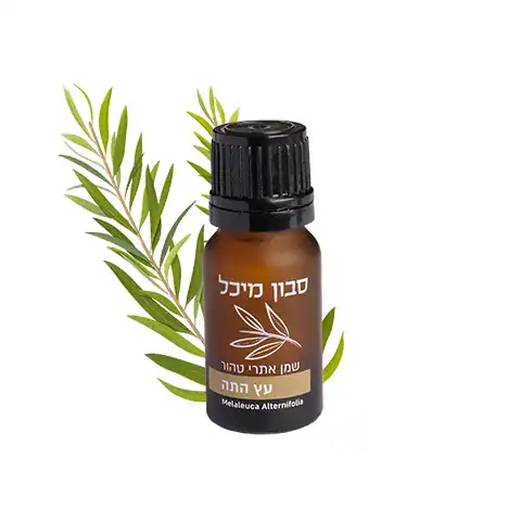 שמן-אתרי-עץ-התה-e1655643261924.png שמן אתרי עץ התה טהור 10 מ״ל | סבון מיכל